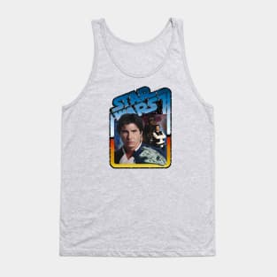 The Scoundrel (black starfield, desert background) Tank Top